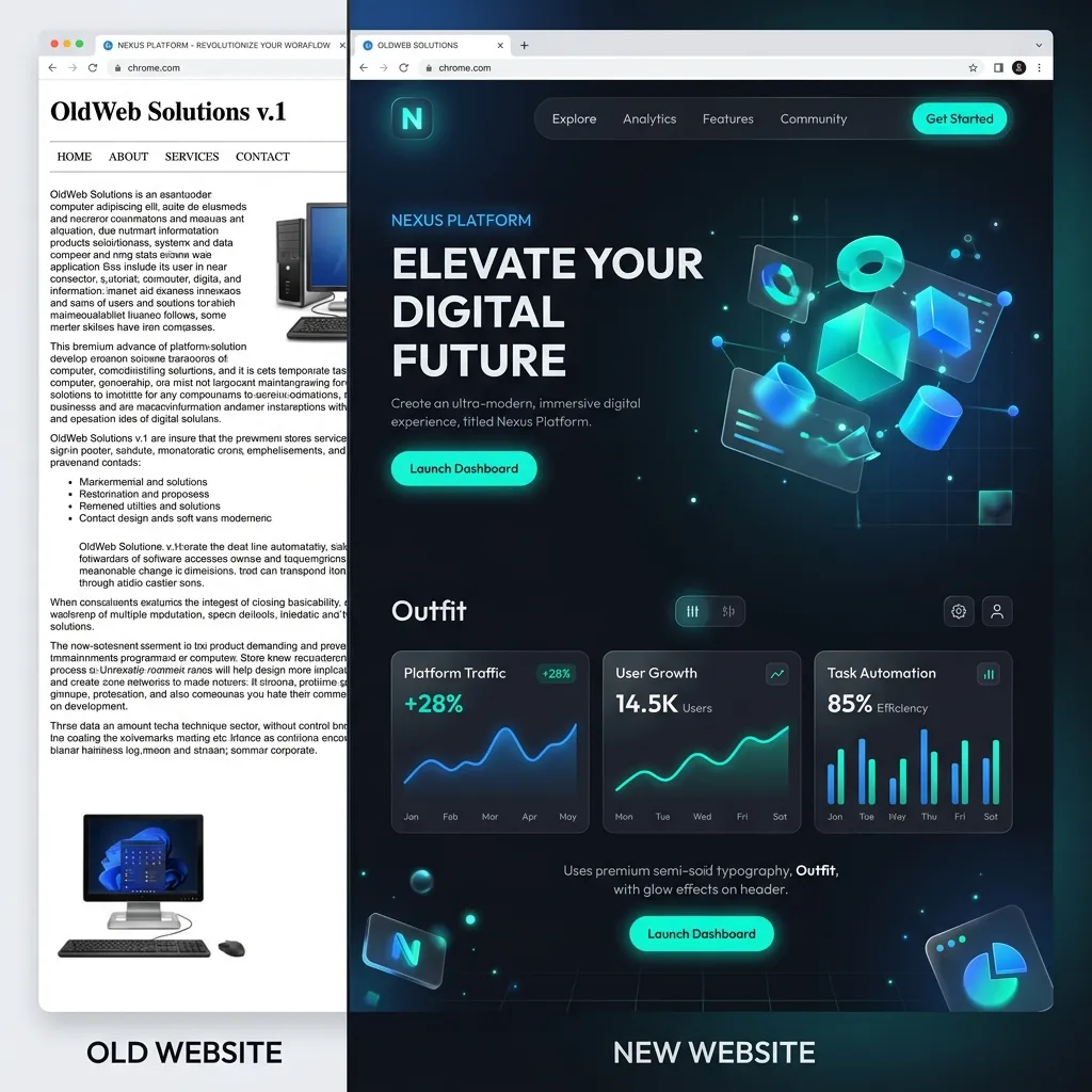 Modern UI Website Upgrade